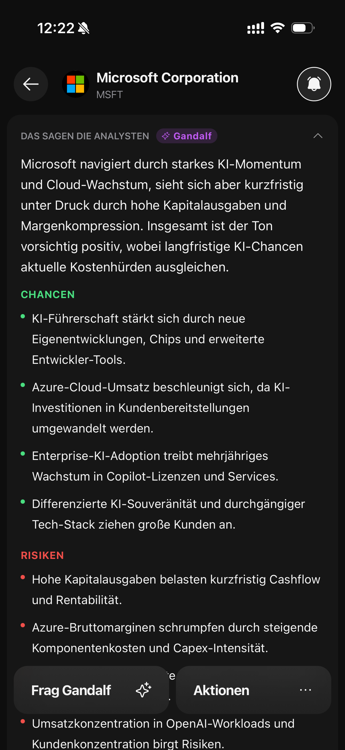 Chancen und Risiken laut Analysten