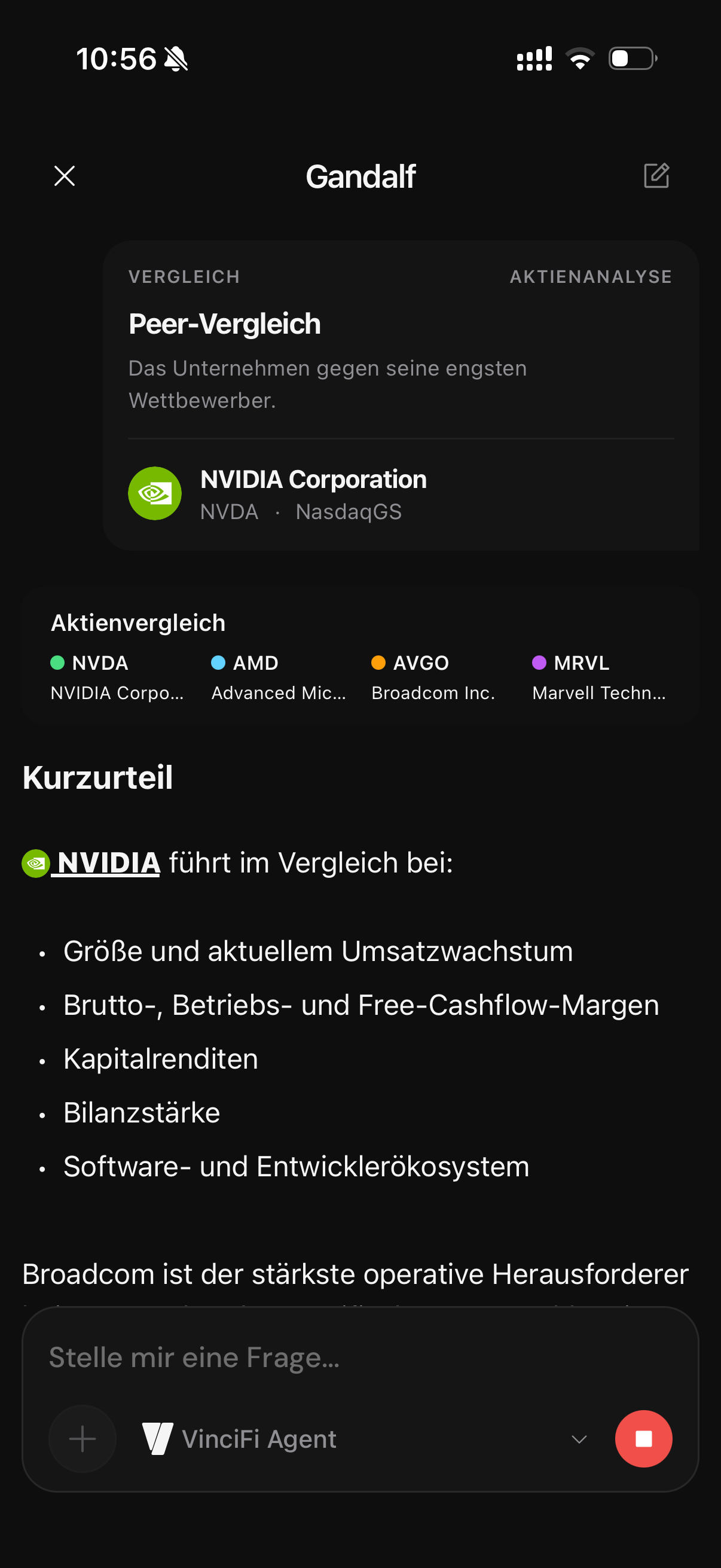 Die Antwort von Gandalf mit Begründung